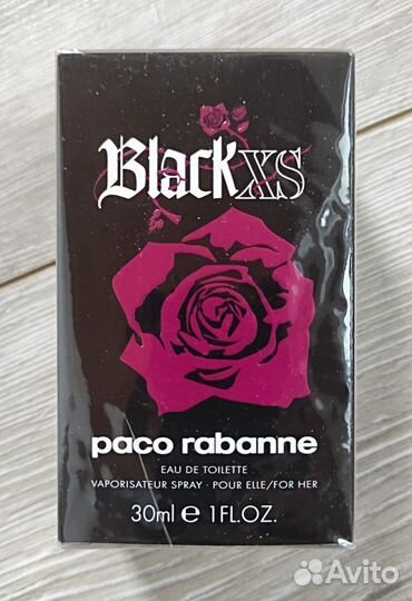 Духи Paco rabanne Black XS 30мл