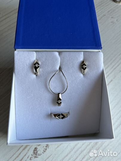 Серьги и кольцо Ринго