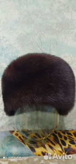 Шапка норковая женская