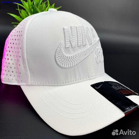 Белая бейсболка Nike (Арт.61716)