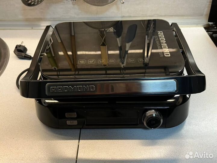 Электро гриль redmond