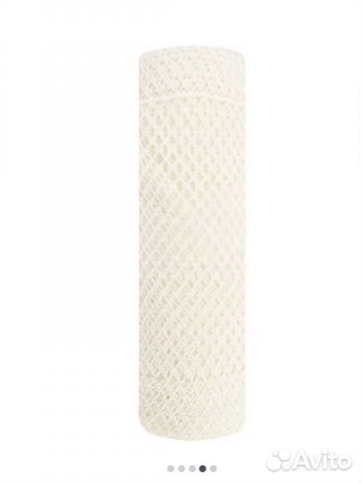 Тюль с вышивкой ромб