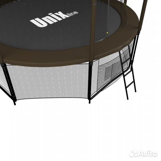 Батут Unix line Black&Brown 8 ft (inside)