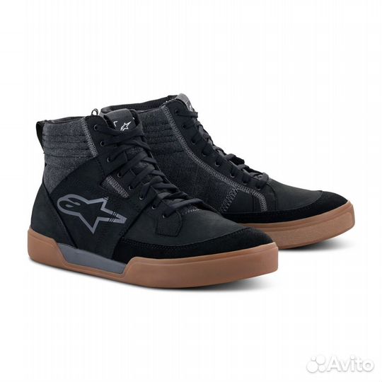 Motorradschuhe Alpinestars ageless riding Schwarz-Dunkelgrau Gum Черный