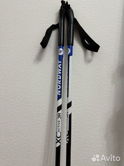 Лыжи беговые, ботинки лыжные и палки Nordway