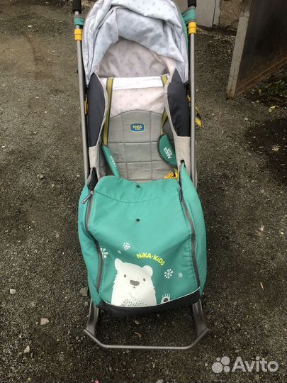 Санки с колесами