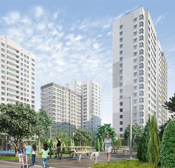 Квартира-студия, 35,4 м², 10/20 эт.