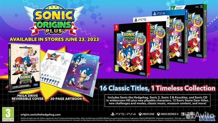 Sonic Origins Plus Xbox Series X - Xbox One, русск