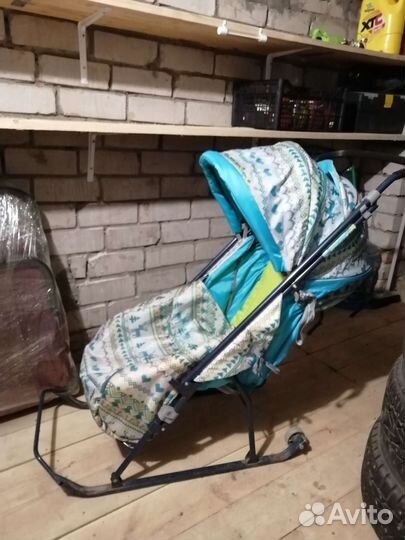 Санки коляска ника