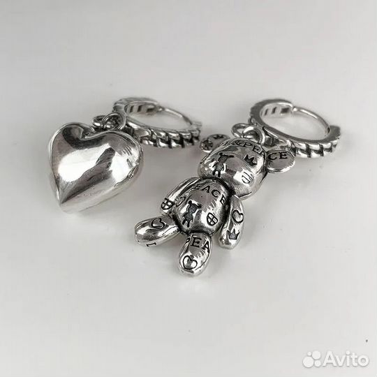 Ассиметричные серьги