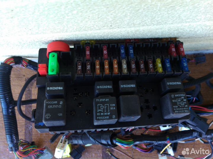 Лада Гранта 21901-монтажный блок, жгут эл. проводк