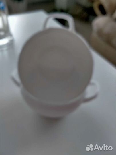 Тарелка стеклокерамика белая в наличии 50 штук