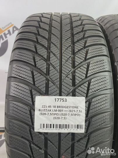 Bridgestone Blizzak LM-001 225/45 R18