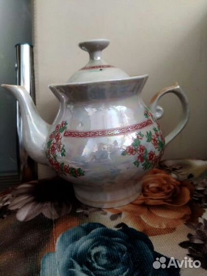 Чайный сервиз на 6 персон перламутр