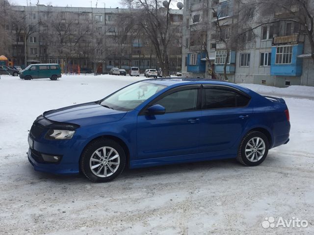 Накладки на пороги Skoda Octavia A7 CSR-Style