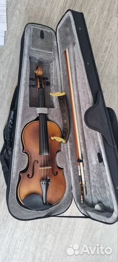Скрипка ученическая 3/4,смычек,мостик