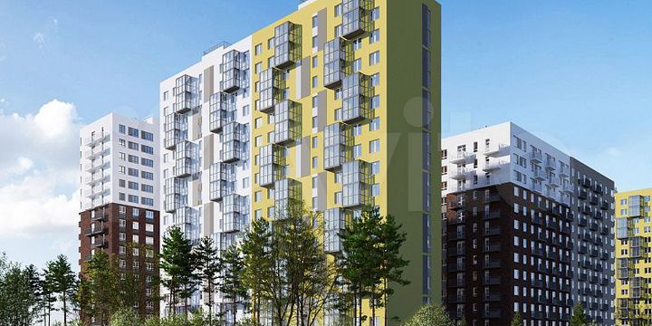 1-к. квартира, 34,3 м², 12/17 эт.