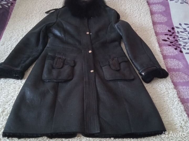 Дубленка натуральная женская 48 50