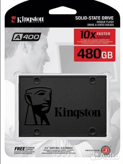 SSD накопитель Kingston A400 2.5