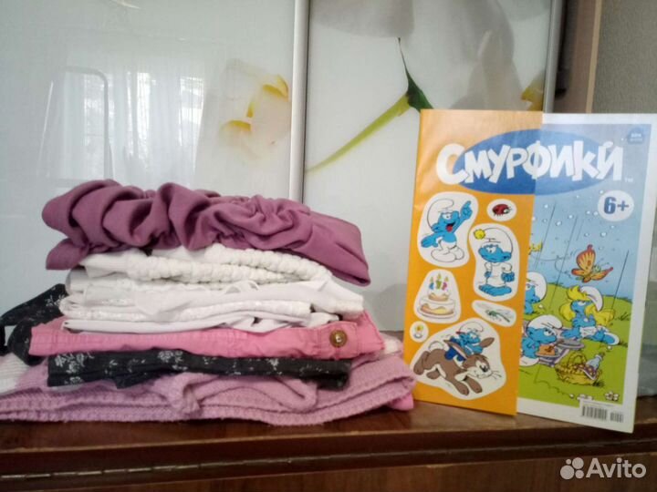 Вещи на весну, на девочку 5-7 лет+журнал в подарок