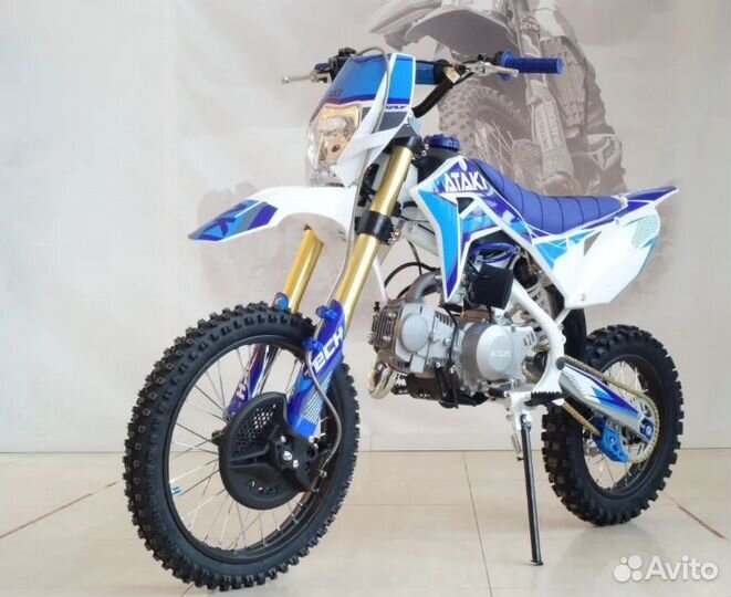 Мотоцикл ataki start YX125 CRF pitbike