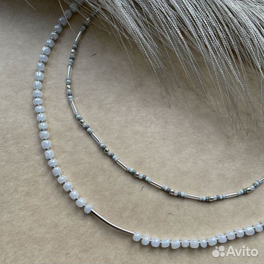 Чокер набор 2 шт тренд 2023 ручная работа