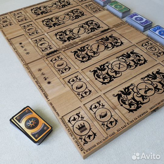 Поле для Гвинта из натурального дуба Ведьмак 3