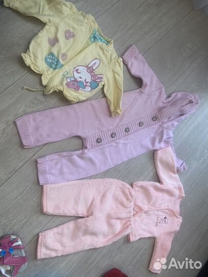 Вещи на девочку пакетом 62-86