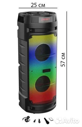 Мощная Блютуз колонка zqs-6210W