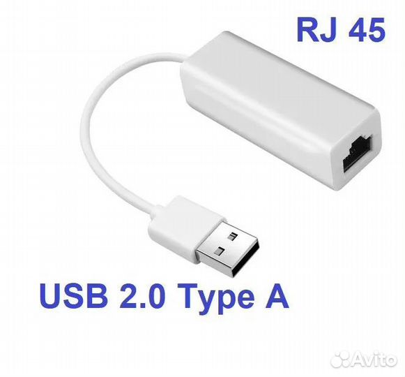 Сетевой адаптер Ethernet Adapter USB 2.0 на RJ45