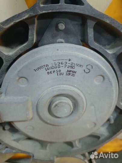 Диффузор всборе toyota тойота моторчики лопасти