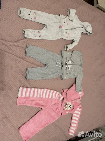Одежда для девочки 68-74 пакетом
