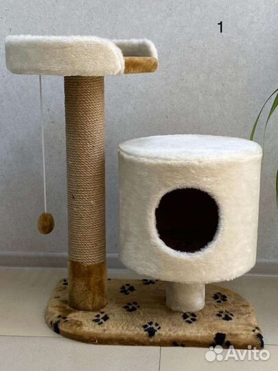 Домики для кошек и когтеточки, комплексы