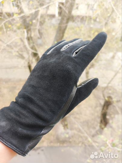 Перчатки женские замшевые 7,5
