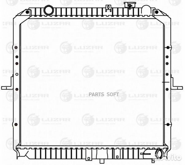 Радиатор охл. для а/м Kia K-Series (99) / (04) 2.5