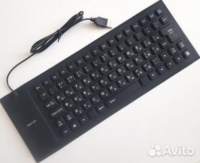 Гибкая, резиновая клавиатура для планшетов