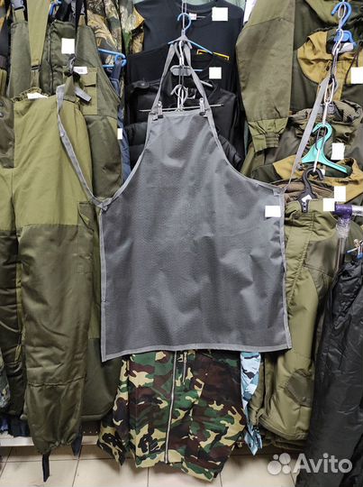 Фартук Рабочий Прорезиненный Серый