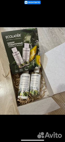 Набор косметический Ecolatier Гель+ Молочко