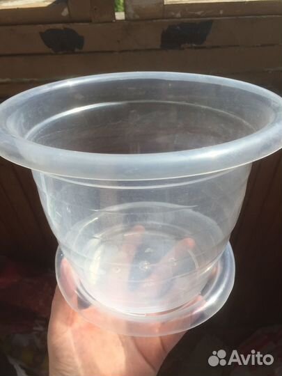 Горшок для орхидеи пластик