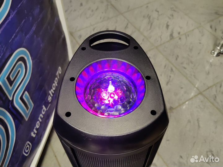 Портативная колонка С диско шаром