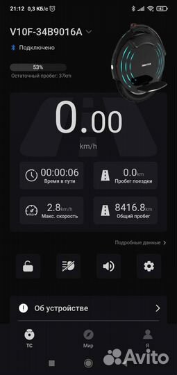 Моноколесо inmotion v10f