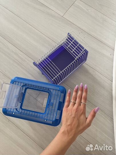 Переноска и клетка для мелких грызунов