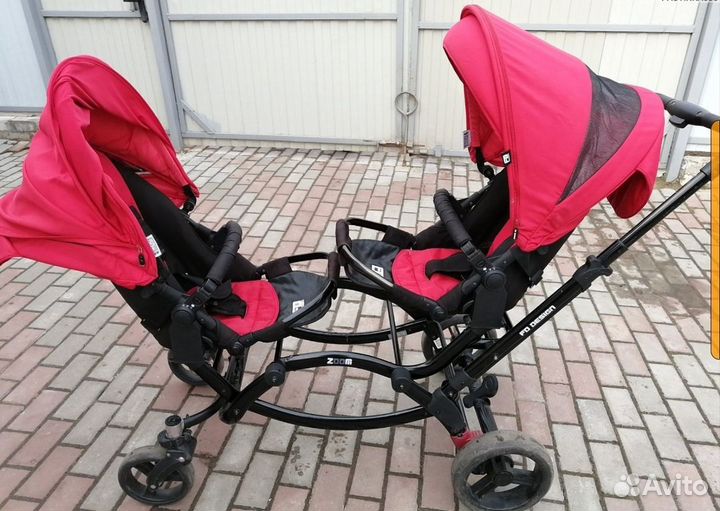 Коляска fd design zoom для двойни или погодок