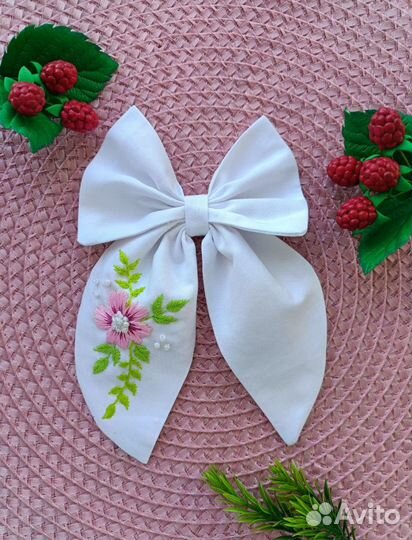 Банты для волос ручной работы