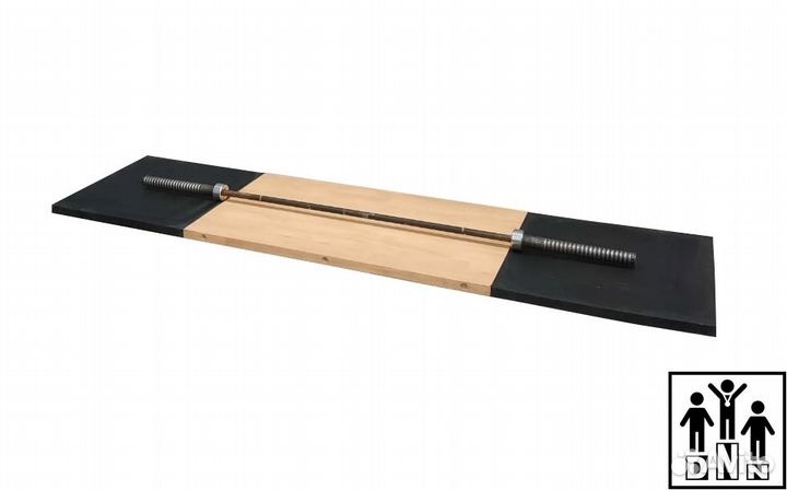 Помост для становой тяги компактный 274Х72Х4см DNN