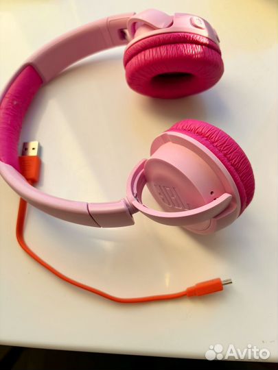 Наушники детские JBL JR300bt pink