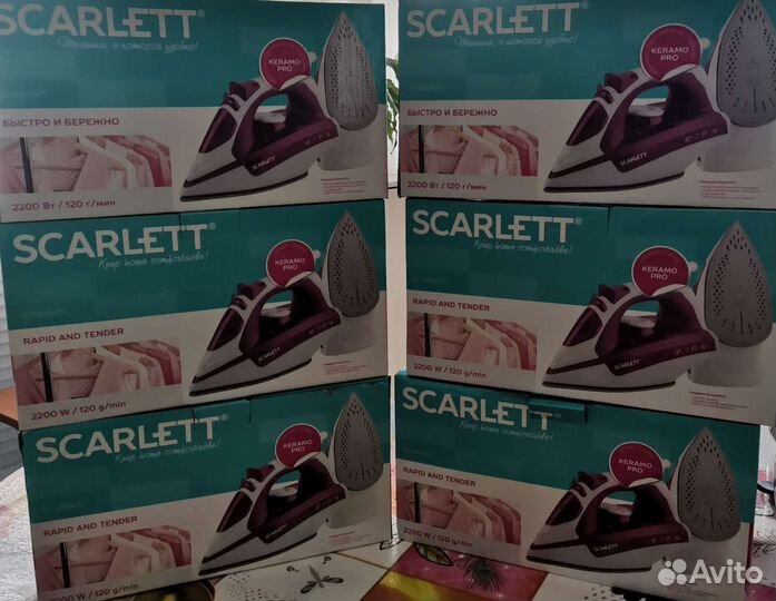 Новый утюг scarlett