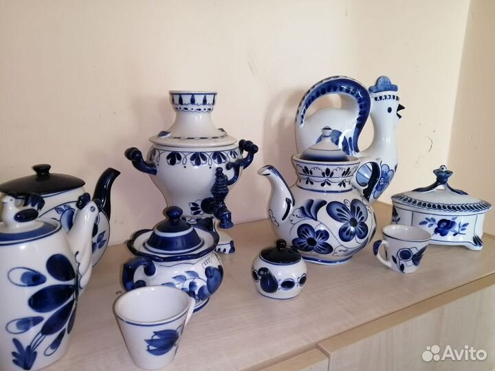 Чайный сервиз Гжель