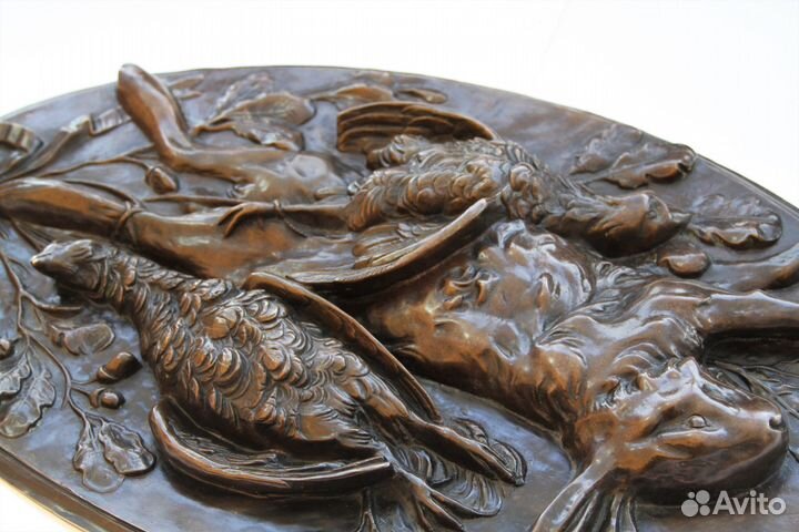 Большое Бронзовое панно 