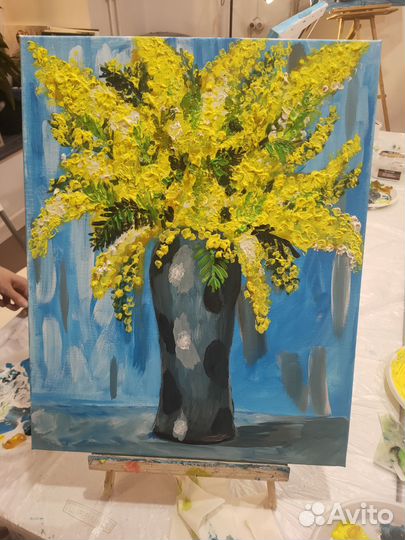 Картина акрилом 